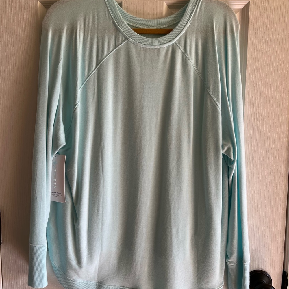 ATHLETA Light Blue Long Sleeve Top